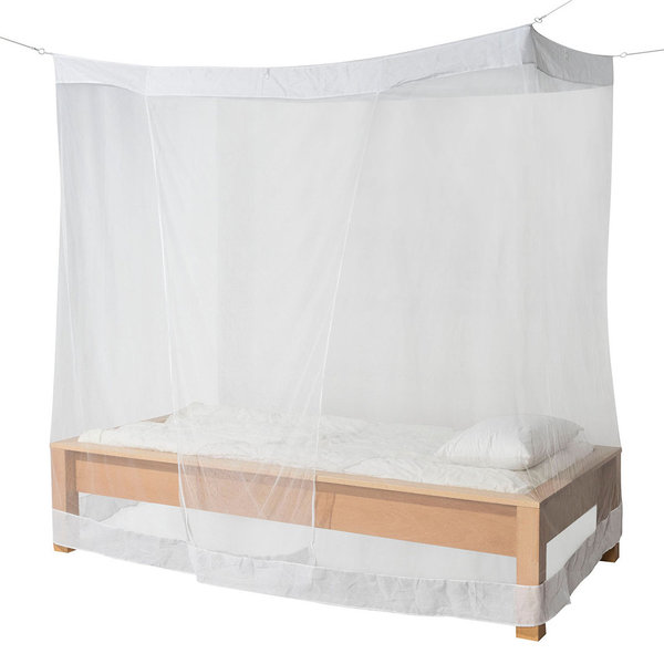 Mosquitera para cama individual SOLO en blanco - ancho 100 cm. Malla 256.