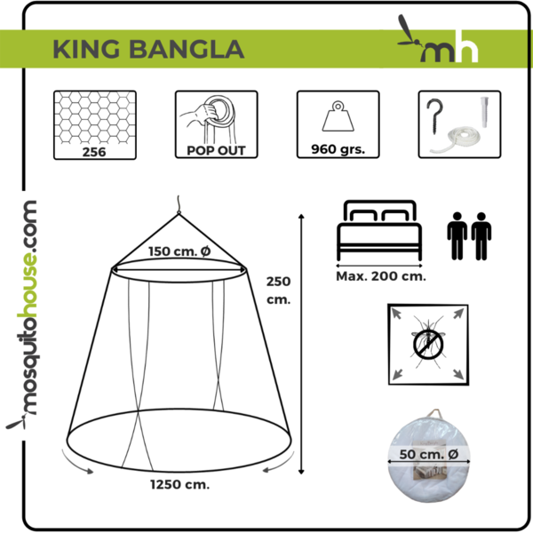 KING BANGLA white