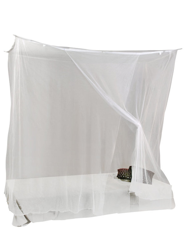 Mosquitera para cama individual SOLITAIRE BASIC en blanco - ancho 100 cm. Malla 156.