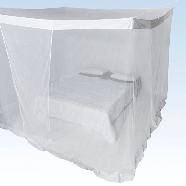 Mosquitera para camas grandes y uso en exterior de 3 x 4 metros HUGE. Malla de 256.